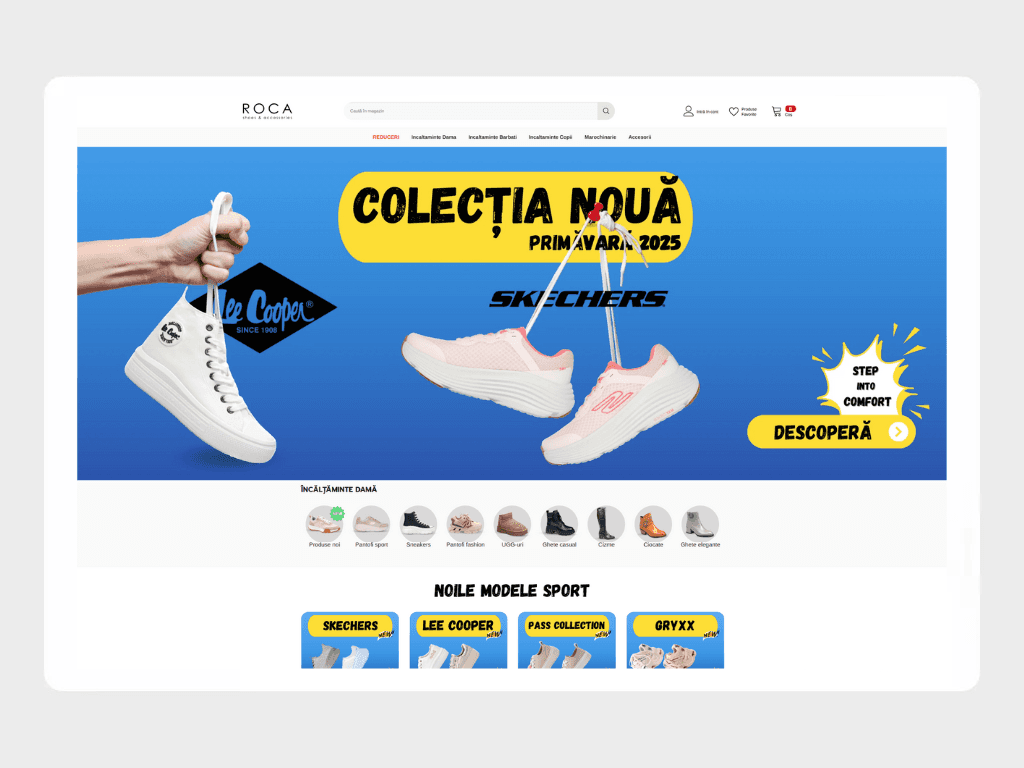 ROCA Shoes - magazin Shopify